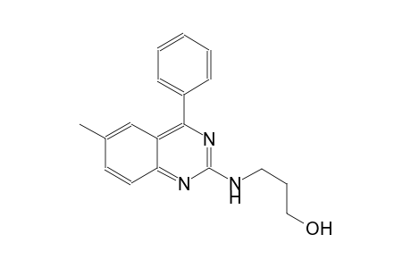 1-propanol, 3-[(6-methyl-4-phenyl-2-quinazolinyl)amino]-
