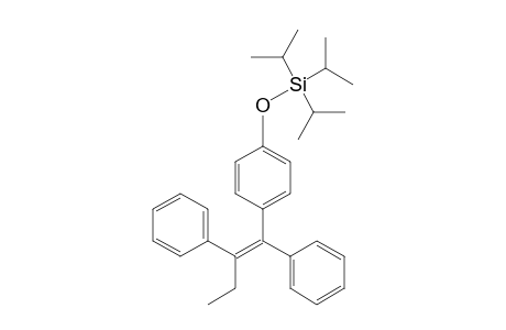 (Z)-1,2-Diphenyl-1-(4-triisopropylsiloxyphenyl)1-butene