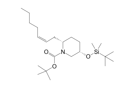 (2S,5S)-1-tert-Butylcarbonyl-5-tert-butyldimethylsiloxy-2-[(Z)-hept-2-enyl]piperidine