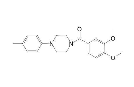(3,4-Dimethoxyphenyl)(4-p-tolylpiperazin-1-yl)methanone
