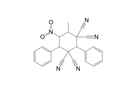 4-Methyl-2,6-diphenyl-5-nitrocyclohexane-1,1,3,3-tetracarboxanitrile