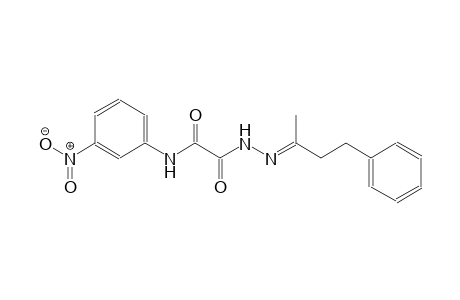 2-[(2E)-2-(1-methyl-3-phenylpropylidene)hydrazino]-N-(3-nitrophenyl)-2-oxoacetamide