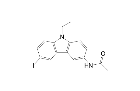 N-(9-ethyl-6-iodanyl-carbazol-3-yl)ethanamide