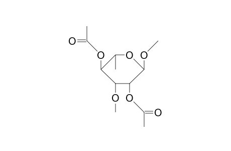 Methyl 2,4-di-O-acetyl-3-O-methyl.alpha.-L-rhamnopyranoside