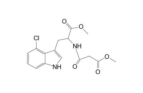 N-Malonyl(methyl ester)-4-chlorotrytophane methyl ester