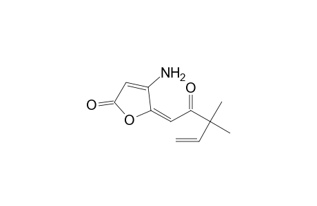 (5E)-4-amino-5-(2-keto-3,3-dimethyl-pent-4-enylidene)furan-2-one