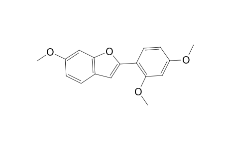 2-(2,4-Dimethoxyphenyl)-6-methoxy-1-benzofuran