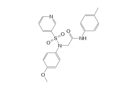 acetamide, 2-[(4-methoxyphenyl)(3-pyridinylsulfonyl)amino]-N-(4-methylphenyl)-