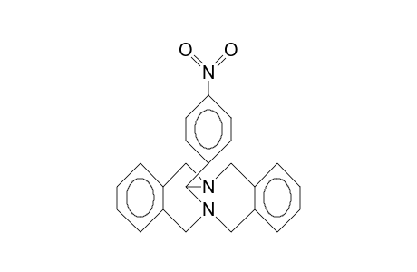 N,N'-(4-Nitro-phenyl-methano)-5,6,7,12,13,14-hexahydro-dibenzo(C,H)(1,6)diazecine