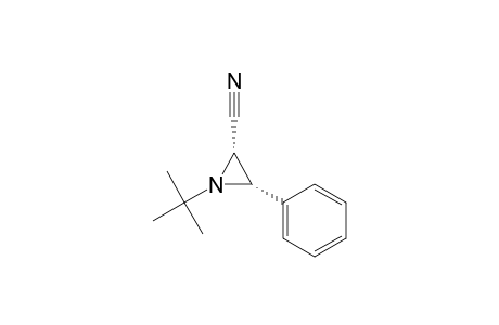 2-Aziridinecarbonitrile, 1-(1,1-dimethylethyl)-3-phenyl-, cis-