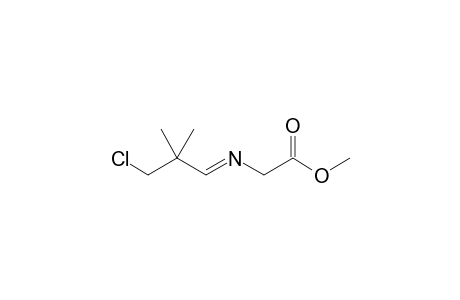 1-Chloro-N-(methoxycarbonylmethyl)-2,2-dimethylpropan-3-imine