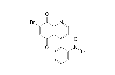 7-Bromo-4-(2-nitrophenyl)-5,8-quinolinedione