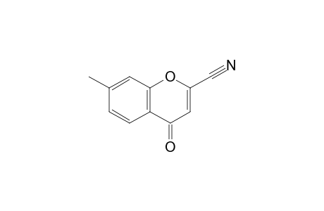 4-keto-7-methyl-chromene-2-carbonitrile