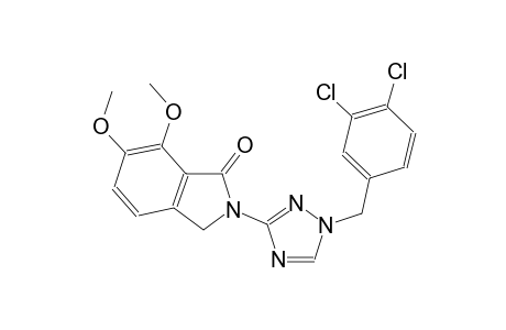 2-[1-(3,4-dichlorobenzyl)-1H-1,2,4-triazol-3-yl]-6,7-dimethoxy-1-isoindolinone
