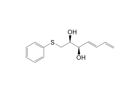 (2S,3R,E)-1-(phenylthio)hepta-4,6-diene-2,3-diol