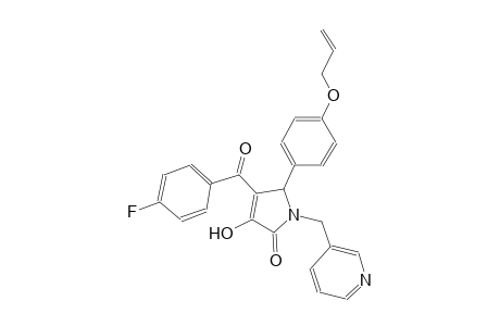 2H-pyrrol-2-one, 4-(4-fluorobenzoyl)-1,5-dihydro-3-hydroxy-5-[4-(2-propenyloxy)phenyl]-1-(3-pyridinylmethyl)-