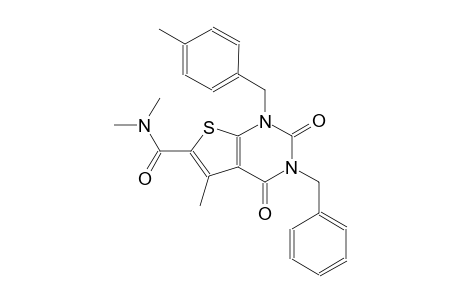thieno[2,3-d]pyrimidine-6-carboxamide, 1,2,3,4-tetrahydro-N,N,5-trimethyl-1-[(4-methylphenyl)methyl]-2,4-dioxo-3-(phenylmethyl)-