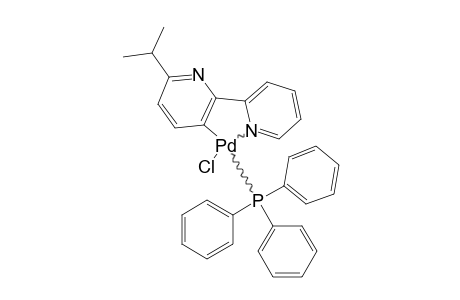 PDCL-(6-ISO-PROPYL-2,2'-BIPYRIDINE)-(PPH3)
