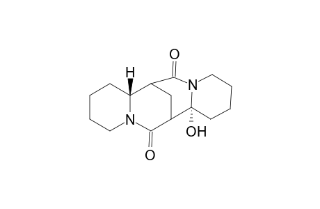 (+-)-10,17-Dioxo-6-hydroxy-.beta.-isosparteine