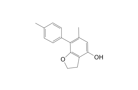 6-Methyl-7-p-tolyl-2,3-dihydrobenzofuran-4-ol