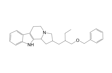 2-[2-(benzoxymethyl)butyl]-2,3,5,6,11,11b-hexahydro-1H-pyrrolo[2,1-a]$b-carboline