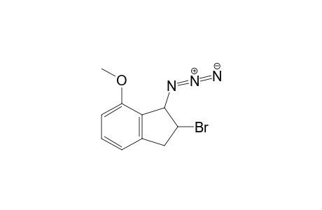 1H-Indene, 1-azido-2-bromo-2,3-dihydro-7-methoxy-, trans-