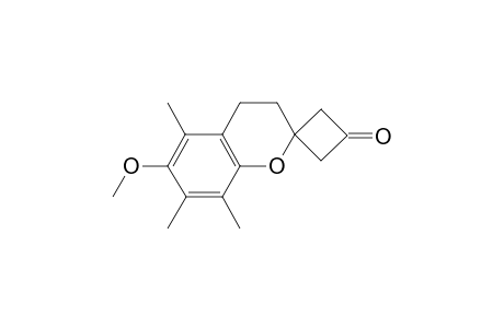 6-ethyl-5,7,8-trimethyl-spiro[chromane-2,3'-cyclobutane]-1'-one