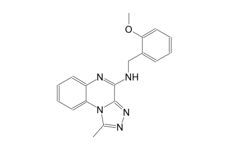 [1,2,4]triazolo[4,3-a]quinoxalin-4-amine, N-[(2-methoxyphenyl)methyl]-1-methyl-