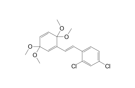 1-[(E)-2-(2,4-dichlorophenyl)ethenyl]-3,3,6,6-tetramethoxy-cyclohexa-1,4-diene