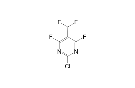 2-CHLORO-4,6-DIFLUORO-5-DIFLUOROMETHYL-PYRIMIDINE