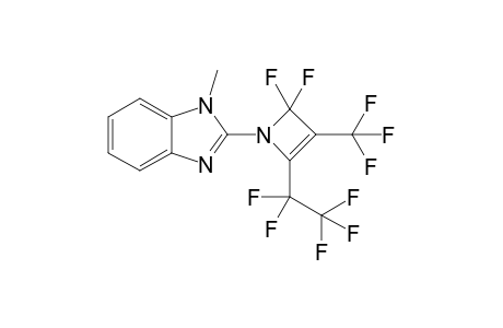 2-[2,2-bis(fluoranyl)-4-[1,1,2,2,2-pentakis(fluoranyl)ethyl]-3-(trifluoromethyl)azet-1-yl]-1-methyl-benzimidazole