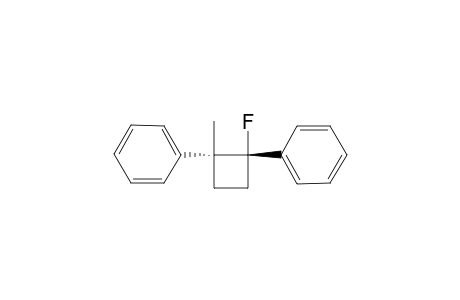 1-Fluoro-2-methyl-1,t-2-diphenylcyclobutane
