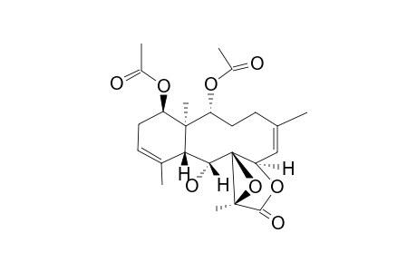 (1R,2R,5Z,7R,8R,9R,10R,11Z,14R,17S)-2,14-DIACETOXY-8,17-EPOXY-9-HYDROXYBRIARA-5,11-DIEN-18-ONE