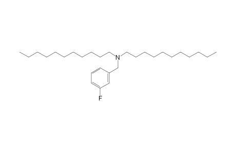 3-Fluorobenzylamine, N,N-diundecyl-