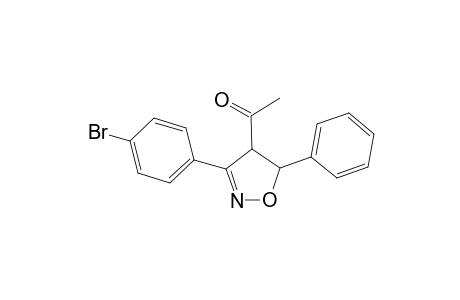 1-[3-(4-Bromophenyl)-5-phenyl-4,5-dihydro-4-isoxazolyl]ethanone
