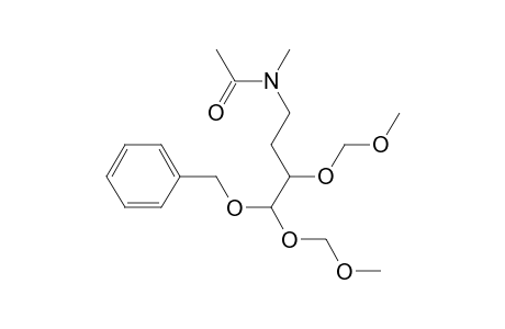 N-Acetyl-N-methyl-4-benzyloxy-3,4-bis[(methoxymethyl)oxy]butylamine