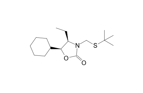 (4R,5S)-3-(tert-butylsulfanylmethyl)-5-cyclohexyl-4-ethyl-oxazolidin-2-one