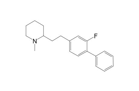 2-(2-(2-Fluoro-[1,1'-biphenyl]-4-yl)ethyl)-1-methylpiperidine