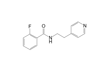2-Fluoro-N-[2-(4-pyridinyl)ethyl]benzamide