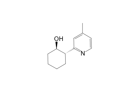 (+-)-trans-2-(4-Methylpyridin-2-yl)cyclohexanol