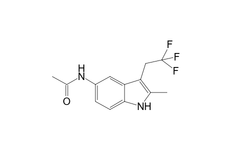 N-(2-Methyl-3-(2,2,2-trifluoroethyl)-1H-indol-5-yl)acetamide