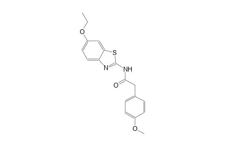 N-(6-ethoxy-1,3-benzothiazol-2-yl)-2-(4-methoxyphenyl)acetamide