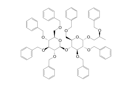 2-O-BENZYL-1-O-[2,3,6-TRI-O-BENZYL-4-O-(2,3,4,6-TETRA-O-BENZYL-BETA-D-GLUCOPYRANOSYL)-ALPHA-D-GLUCOPYRANOSYL]-3-DEOXY-(2S)-GLYCEROL