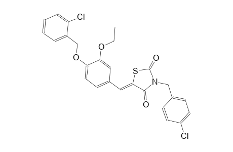 2,4-thiazolidinedione, 5-[[4-[(2-chlorophenyl)methoxy]-3-ethoxyphenyl]methylene]-3-[(4-chlorophenyl)methyl]-, (5Z)-