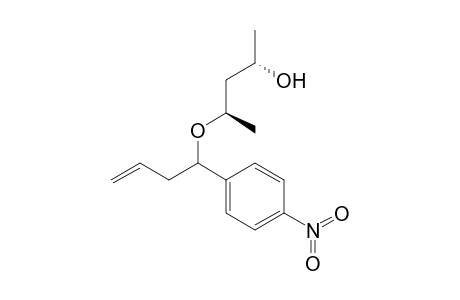 rei-(4(R,S)-1'R,3'S)-4-(3'-Hydroxy-1'-methylbutoxy)-4-(4''-nitrohenyl)-1-butene isomer