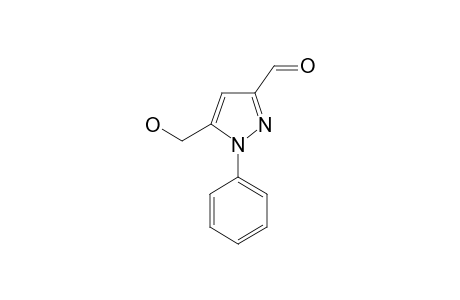 5-methylol-1-phenyl-pyrazole-3-carbaldehyde