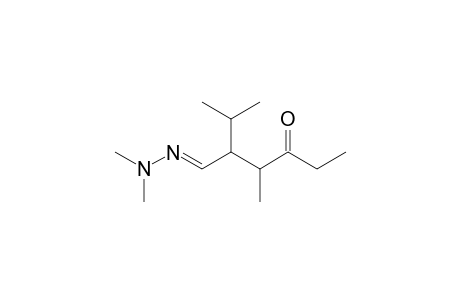 2-(1'-Methylethyl)-3-methyl-4-oxohexanal - dimethylhydrazone