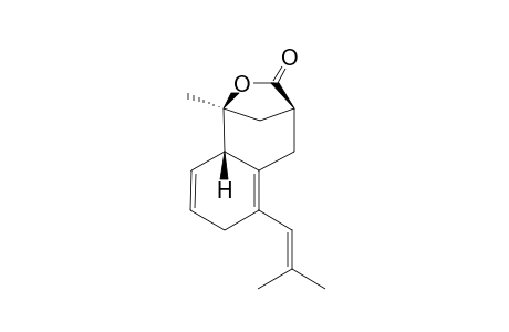 (1SR,4SR,9ASR)-1-METHYL-6-(2-METHYLPROPEN-1-YL)-4,5,7,9A-TETRAHYDRO-1,4-METHANO-2-BENZOXEPIN-3(1H)-ONE