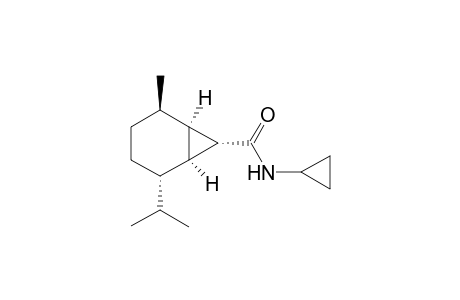 (1R,2R,5S,6S,7S)-N-Cyclopropyl-2-methyl-5-(1-methylethyl)bicyclo[4.1.0]heptane-7-carboxamide