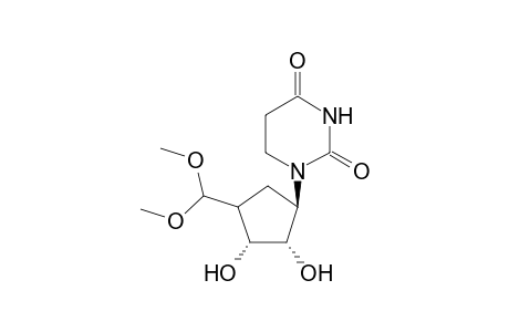 1-[2.alpha.,3.alpha.-dihydroxy-4-(dimethoxymethyl)cyclopentan-1.beta.-yl]-1,3-diazine-1,3-dihydro-2,4-dione